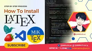 How To Install LaTEX MiKTEX On Windows | Install LaTex MiKTEX On Visual Studio Code | 