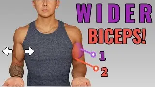 How To Get WIDER/THICKER Looking Biceps (Full Biceps Workout)