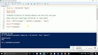 5 Arrays and hash table in PowerShell