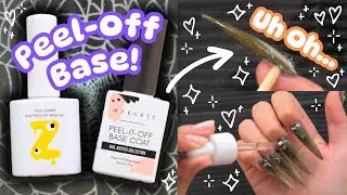 ‧₊˚💜 PEEL-OFF Base Coats vs. HARD GEL – This might destroy my nails... 🧡˚₊‧