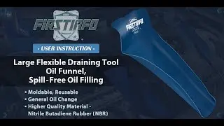 FIRSTINO F3555A2/F3555B Flexible Oil Funnel / Draining Tool