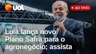 Lula fala ao vivo e lança novo Plano Safra para a produção de alimentos no agronegócio; acompanhe