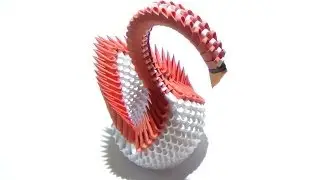 How To Make a 3D Origami Swan (No.2)