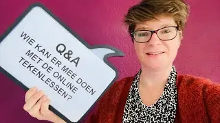 Q&A Wie kan er mee doen met de Online Tekenlessen