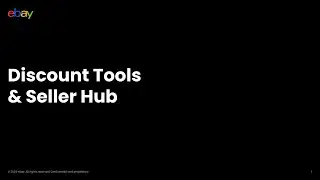 Utilize Discount Tools and Seller Hub