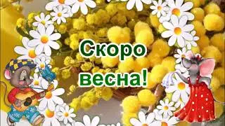 ВСЕМ ПРИВЕТ ОТ ВЕСНЫ!ОНА УЖЕ В ПУТИ! КРАСИВАЯ МУЗЫКАЛЬНАЯ ВИДЕО ОТКРЫТКА!