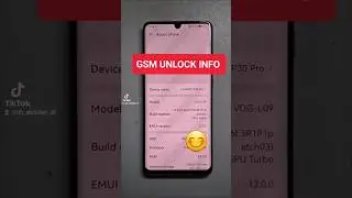 Huawei P30 Pro VOG-L09 Single SIM Convert to Dual SIM Done BY GSM UNLOCK INFO #gsmunlockinfo