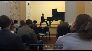 А.Эшпай. Токката. Зотов Дмитрий. Шуваловская гостиная РАМ им.Гнесиных, 2018г.
