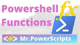 Create a Simple FUNCTION in Powershell!