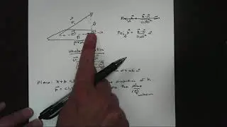 Projection of a vector onto a plane