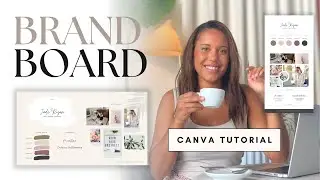 How to Make a MODERN BRAND BOARD | Design Tutorial & Template