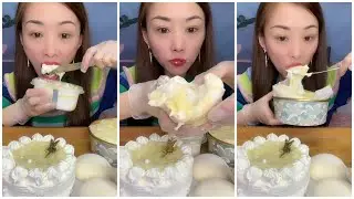 [ASMR] VARIOUS YUMMY DURIAN FLAVOR DESSERTS | Kwai Chinese Eating Sweet Cake #asmr #mukbang #cake