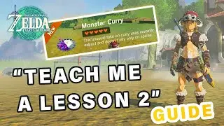 How to do Teach me a lesson 2 and get Monster Extract | Side Quest ► Zelda: Tears of the Kingdom