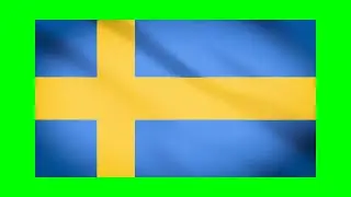 SWEDEN FLAG 🏳️ Frame MOTION BORDER💯| #greenscreen effects - chroma key animations VIDEO HD *1080*