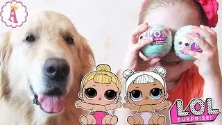 L.O.L. Surprise Lil Sisters S2 Series 2 Balls with Baby Dolls Lil Sis Swing Lil Snow Angel