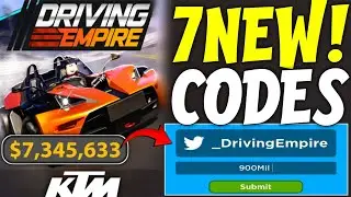 ⚡️JULY!🚗BRAND!⚡️DRIVING EMPIRE ROBLOX REDEEM CODES 2024 -DRIVING EMPIRE CODES