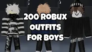 200 Robux Outfit Ideas | 200 Robux Avatar | 200 Robux Outfits Boy | Roblox Outfits Under 200 Robux