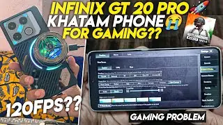 INFINIX GT 20 PRO DEAD💀•120FPS GAMING REVIEW🚀•INFINIX GT 20 PRO BGMI/PUBG TEST IN 2024🔥•UNDER 25,000