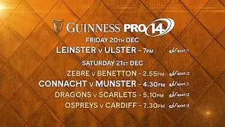 PRO14 returns Dec 21st-22nd