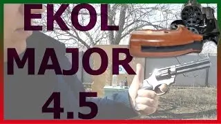Обзор тест револьвер пистолет под патрон Флобера ekol major 4.5