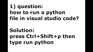 how to run python file in visual studio code from terminal |run a python program in terminal