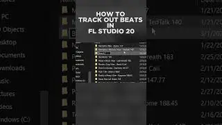 How To Track Out Beats In FLStudio 20