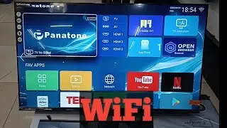 HOW TO CONNECT WIFI PANATONE  TV