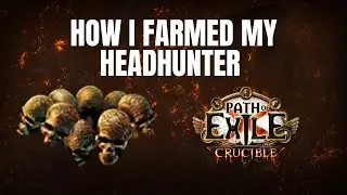 How I Farmed My Headhunter - Path of Exile 3.21 Crucible League