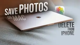 How to Save Photos on Macbook and Delete from iPhone (tutorial)