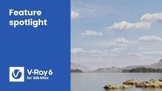 V-Ray for 3ds Max – How to add and animate clouds, without an HDRI