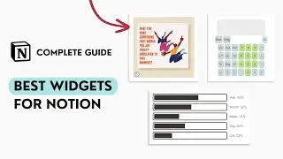 12 Best Notion Widgets That You NEED To Try