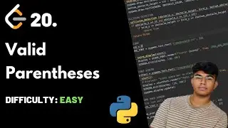 Valid Parentheses | LeetCode 20 | Theory + Python code