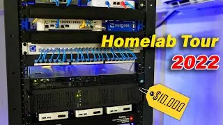 Home Lab Tour 2022 - EPYC, Proxmox, TrueNAS, Unifi, AND MORE