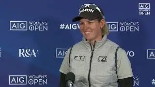 Ashleigh Buhai Muirfield Course Record 64 Reaction | AIG Women's Open