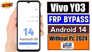 Vivo Y03 FRP Bypass Android 14 | Vivo (V2332) Google Account Unlock Without Pc | New Method 2024