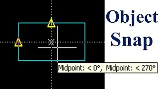 How to Work with the AutoCAD Object Snap Option fast