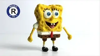 HOW TO SCULPT SPONGEBOB FROM PLASTICINE? MODELING CLAY SPONGEBOB SQUAREPANTS. SPONGEBOB. | 