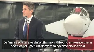 Secretary of State for Defence announces Marham’s F-35 jets are ready to fly