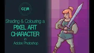 Shading & Colouring a Pixel Art Character in Photoshop