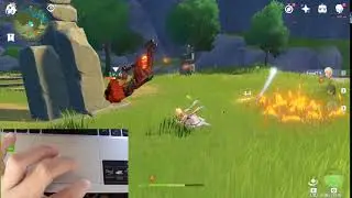 When you DON'T have a Laptop MOUSE but plays GENSHIN IMPACT anyways