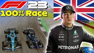 F1 23 - 100% Race Silverstone w/ Russell | #BritishGP 🇬🇧