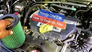 How To Clean Or Replace Engine Air Filter With Important Tips & Tricks, Honda CRV