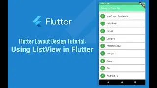 Flutter Layout Design Tutorial: Flutter ListView Tutorial