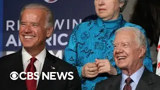 President Biden reacts to former President Jimmy Carter's death