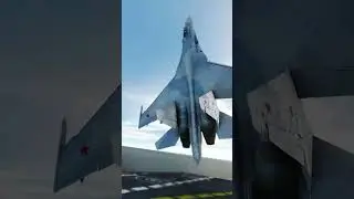 DCS: Su-27 Nearly Crashes on Deck