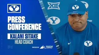 Kalani Sitake | BYU Football | Media Availability | SMU | September 2, 2024