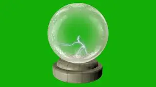 Green Screen Crystal Ball 4K