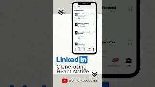 React Native LinkedIn Clone || React Native Project