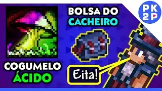 A MOCHILA do Caixeiro Viajante e a Vila do COGUMELO ÁCIDO! ► TERRARIA REVERSO #24