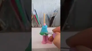 Тролль Розочка мастер класс. Лепка из мастики. Fondant sugar paste tutorial Troll Poppy